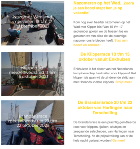 Nazomeren op het Wad@ Gouden Vloot Zeilreizen
