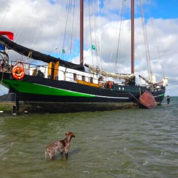 Isis droogvallen@ Gouden Vloot Zeilreizen